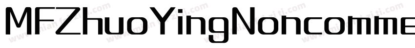 MFZhuoYingNoncommercial Regular GBp字体转换